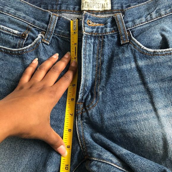 aeropostale jeans straight leg men’s jeans. Oversized style for women. - Picture 10 of 10